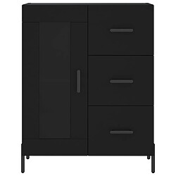 Acheter vidaXL Buffet noir 69,5x34x90 cm bois d'ingénierie