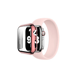 Eko Coque pour Apple Watch 41mm Protection Intégrale avec Verre Trempé Rose