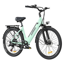 HillMiles MileCity 250 W 26" Vélo de Ville Electrique 36 V 13 Ah 468 Wh avec capteur de couple - Vert