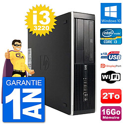 PC HP Compaq Pro 6300 SFF Intel i3-3220 RAM 16Go Disque Dur 2To Windows 10 Wifi · Occasion 