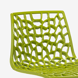 Tabouret Design Cuisine Bar Base Noire Mate Réglable Grand Soleil Spider Matt, Couleur: Anis vert pas cher