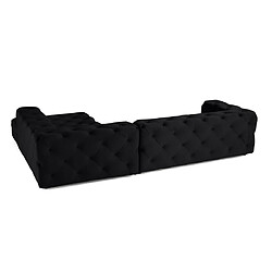 Avis Lisa Design Gallata - canapé Chesterfield d'angle droit - 5 places - en velours