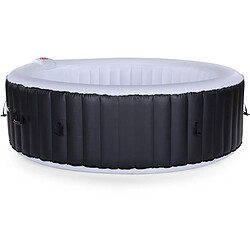 Habitat Et Jardin Spa gonflable Saint Tropez en PVC - 6 places - Noir