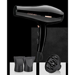 Universal Sèche-cheveux professionnel 2300W Sèche-cheveux maison Coiffeur Haute Puissance La chaleur et l'air froid ne font pas de mal aux cheveux(Le noir) 