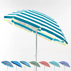 Beachline Parasol de plage 200 cm portable coton Taormina, Couleur: Motif la Mer 6 