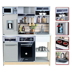 Acheter Theo Klein Houtkeuken Miele familie met accessoires, groot model - Klein - 7194