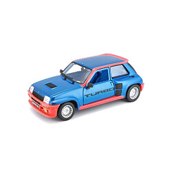 BBURAGO Voiture Renault R5 Turbo 1 1/24eme - Bleu