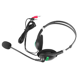 GUPBOO Casque filaire avec microphone et réduction de bruit, 3,5 mm, léger, pour ordinateur portable, PC, écoliers 