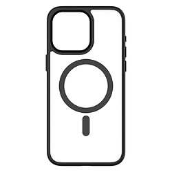 QDOS Coque pour iPhone 15 Pro Touch Pure avec Snap Compatible MagSafe Noir 