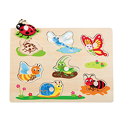 Lelin Toys - 30528 - Puzzle à Boutons - Insecte 