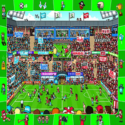 Eurographics Spot et trouver Soccer Mo Puzzle (100 pièces)