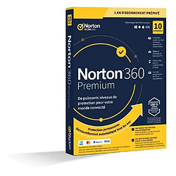 Logiciel Norton 360 Premium 75Go Logiciel Norton 360 Premium 75Go FR 1 Utilisateur 10 Appareils