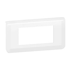 enjoliveur - 4 modules - horizontal - blanc - legrand mosaic 078814l