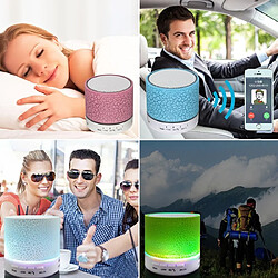 Avis Yonis Mini Enceinte Bluetooth Portable Avec Lumière LED Et Micro Intégré