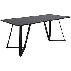 Venture Home Table de repas acier et MDF Marina 180 x 90 cm. Table de repas acier et MDF Marina 180 x 90 cm