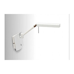 Luminaire Center Applique murale Phuket 1 Ampoule 7W LED 3000K, 600lm, blanc mat/chrome poli