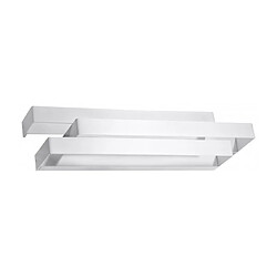 Luminaire Center Applique murale FROST acier blanc 2 ampoules Matériau : acier  Coloris : blanc   Dimensions en Cm : 42 x 10 x 9  Nombre d'ampoules : 2  Type d'ampoule : G9  Puissance en Watts (W) : 40  Ampoules incluses