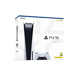 Sony PlayStation 5 Édition Standard PS5 avec 1 Manette Sans Fil DualSense Blanche 