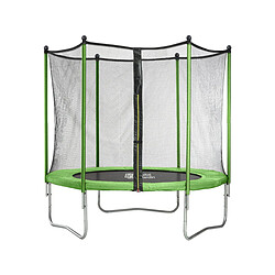 Habitat Et Jardin Trampoline Yoopi 2 - Ø 3.05 m - Avec filet + échelle + couverture + kit d'ancrage