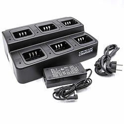 vhbw Chargeur 220V Câble pour poste radio Kenwood TK-3200, TK-3200-U2P, TK-3200-U8P, TK-3200L, TK-3200L-U15P, TK-3200LP, TK-3200P, TK-3202 