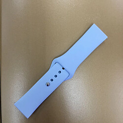 Avis Wewoo Bracelet pour montre connectée en silicone monochrome appliquer Samsung Galaxy Watch Active 22 mm bleu ciel