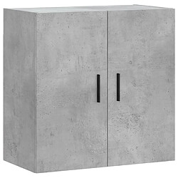 Maison Chic Armoire murale,Meuble de Rangement pour salon,cuisine gris béton 60x31x60 cm bois d'ingénierie -MN16287