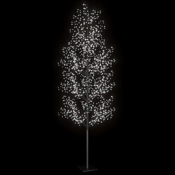 Avis vidaXL Sapin de Noël 1200 LED blanc froid Cerisier en fleurs 400 cm