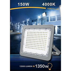 Tradex LED FLOODLIGHT OUTDOOR IP65 GREY LIGHT 6500K 4000K 3000K FS150W-G5