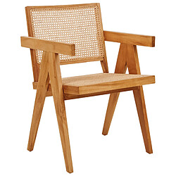 Beliani Chaise de salle à manger Bois clair WESTBROOK 