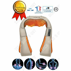 Tech Discount TD® Appareil de massage dos tête cervical cuir chevelu corps Pétrissage Masseur Cou Multifonction Voiture Électrique télécommande 