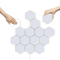 Justgreenbox Touch Sensor Quantum Appliques Murales Forme Hexagonale Nid D'Abeille - 292868385-5Pcs-lwp-EU-pg 