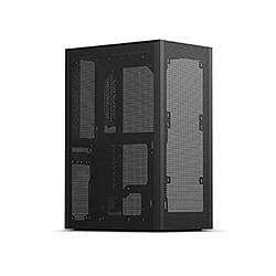 1Control Boitier Mini Tour Mini ITX Ssupd Meshlicious Mesh PCIe 3.0 (Noir)