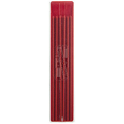 Koh-I-Noor Lot de 24 mines jetables de couleur Rouge Ø 2 mm 