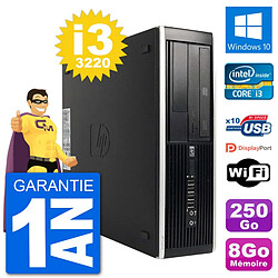 PC HP Compaq Pro 6300 SFF Intel i3-3220 RAM 8Go Disque Dur 250Go Windows 10 Wifi - Occasion