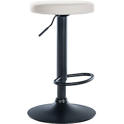 Non Tabouret de bar Ponte simili cuir noir 