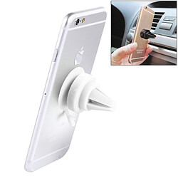 Wewoo Support Holder blanc pour Tablettes, iPhone, Samsung, , Xiaomi, HTC et autres smartphone Universel 360 Degrees Rotation De Voiture Air Vent Mount Sucker Titulaire Stand, Diamètre: 3,5 cm, Hauteur du support: 4,5 cm, 