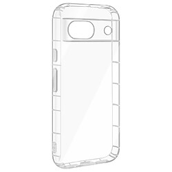 Avizar Coque pour Google Pixel 8a Silicone Souple Design Fin Transparent