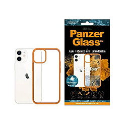 panzerglass coque transparent iphone 12 mini orange ab