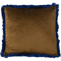 Coussin Alexandra House Living Bleu Doré Textile 45 x 45 cm 