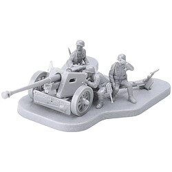 1:72 jouet d'assemblage de modèle antichar d'artillerie 1/72 modèle d'artillerie jouet bricolage assemblage militaire réglable pour enfants cadeaux adolescents