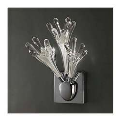 Luminaire Center Applique murale Love 3 Ampoules chrome poli/blanc dépoli Coloris : chrome poli, Opal/verre transparent Diamètre en Cm : 32 Hauteur en Cm : 35 Profondeur en Cm : 20 Poids en Kilos : 2 Nombre d'ampoules : 3 Type d'amp