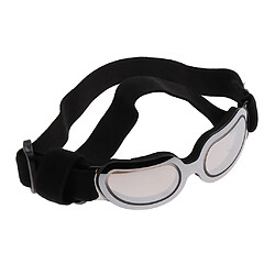 Avis lunettes anti-vent ajustables chien protection des yeux uv lunettes de soleil argent