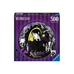 Ravensburger Mercredi - Puzzle rond Nevermore Academy (500 pièces)