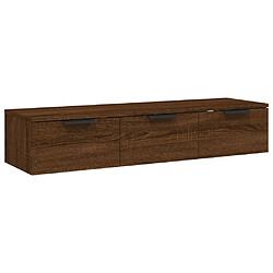 Maison Chic Armoire murale,Meuble de Rangement,Armoire Suspendue Chêne marron 102x30x20 cm Bois d'ingénierie -MN64863