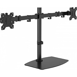 Vision VFM-DSDB chariot et support multimédia Multimedia stand Black Flat panel 