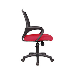 Avis Habitat Et Jardin Fauteuil de bureau à roulettes Dana - Noir/Rouge