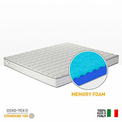 TIME 2 DREAM Matelas double 160x190 mémoire de forme 16 cm orthopédique Easy Comfort M