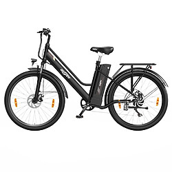 Vélo électrique de ville ONESPORT OT18-3 - Vitesse maximale de 25 km/h - Autonomie maximale de 100 km - Pneus de 26 pouces - Moteur de 250 W - Batterie 36 V 14,4 Ah - Noir pas cher