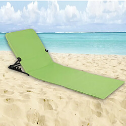 Acheter HI Chaise tapis de plage pliable PVC Vert