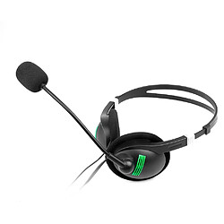 Avis GUPBOO Casque filaire avec microphone et réduction de bruit, 3,5 mm, léger, pour ordinateur portable, PC, écoliers